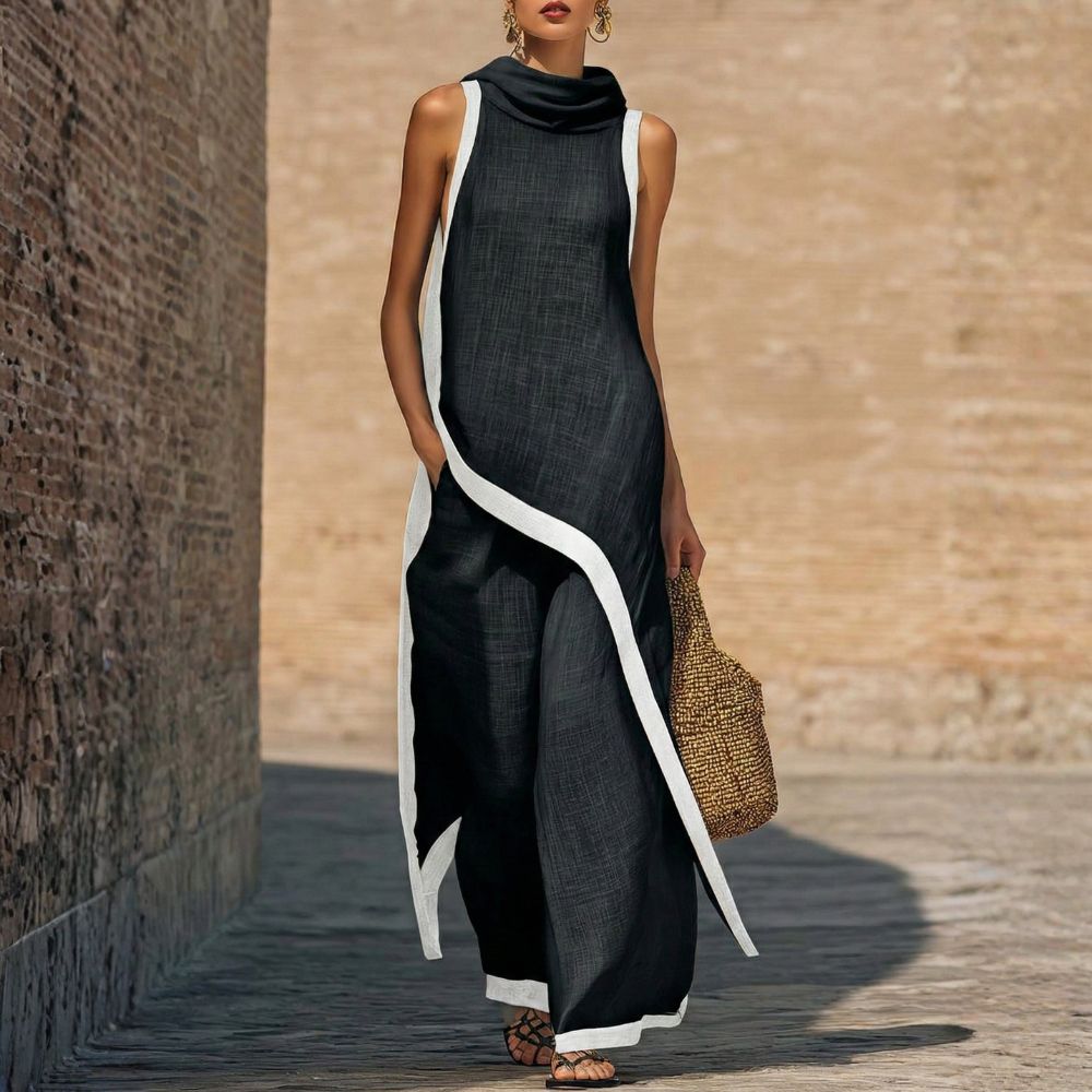 Leonor | Conjunto de lino elegante