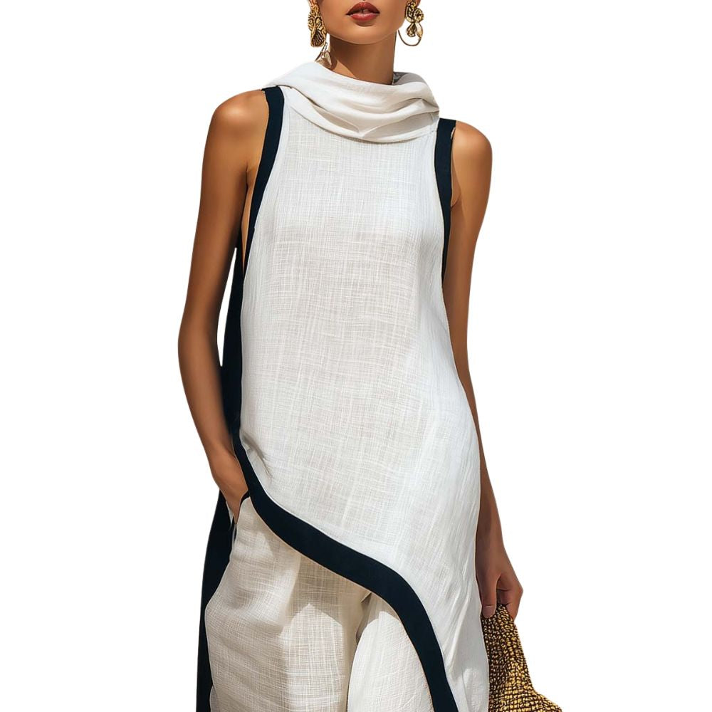 Leonor | Conjunto de lino elegante