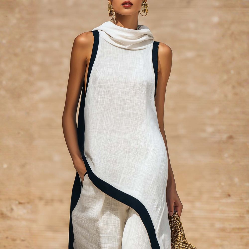 Leonor | Conjunto de lino elegante