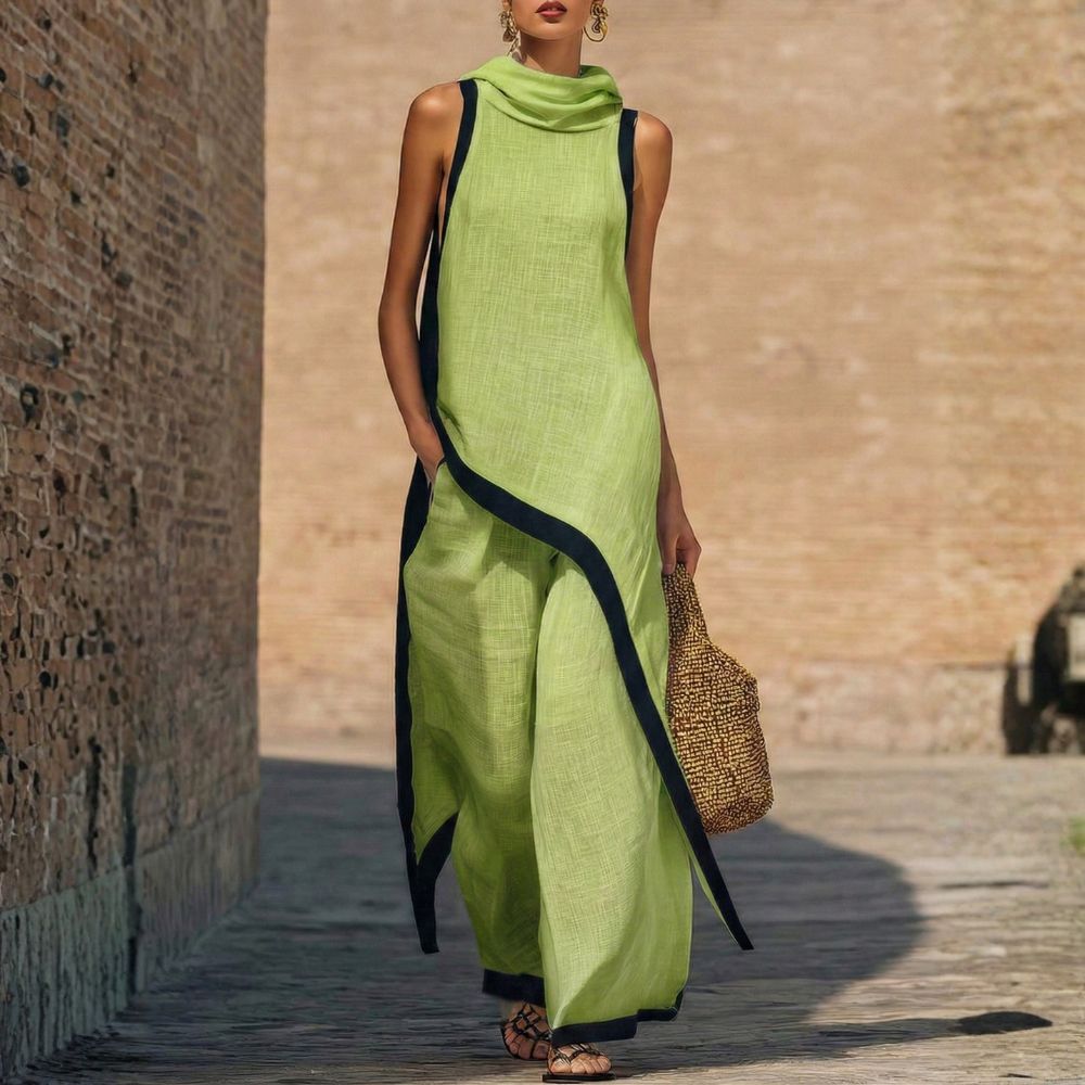 Leonor | Conjunto de lino elegante