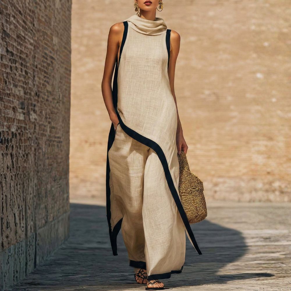 Leonor | Conjunto de lino elegante