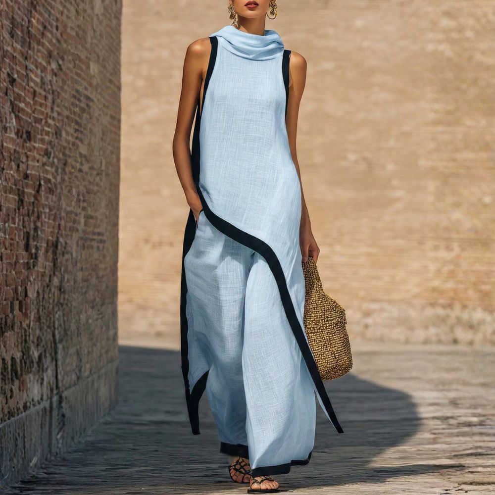 Leonor | Conjunto de lino elegante