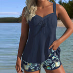 Laura | Tankini a Rayas con Short de Playa