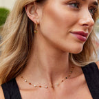 Clara | Collar minimalista con piedra seleccionada